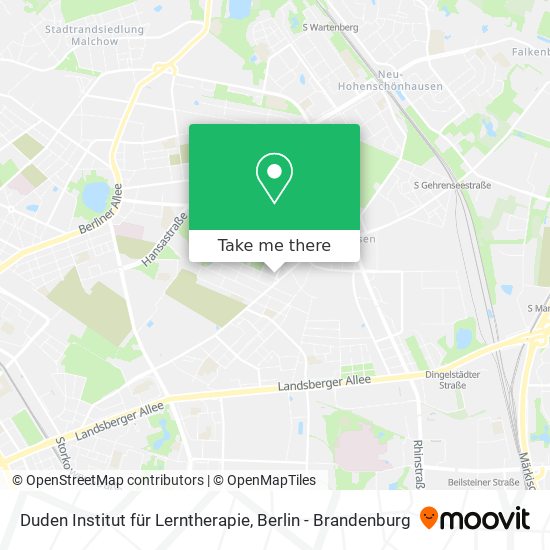 Duden Institut für Lerntherapie map