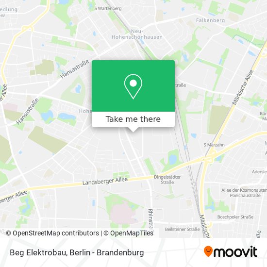 Beg Elektrobau map