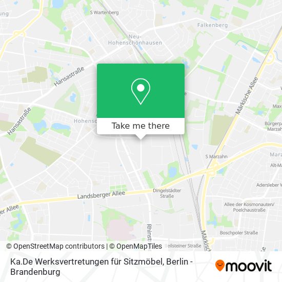 Ka.De Werksvertretungen für Sitzmöbel map