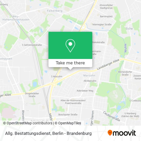 Allg. Bestattungsdienst map