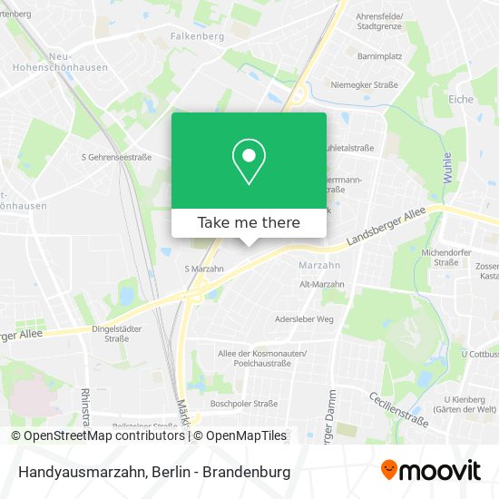 Handyausmarzahn map