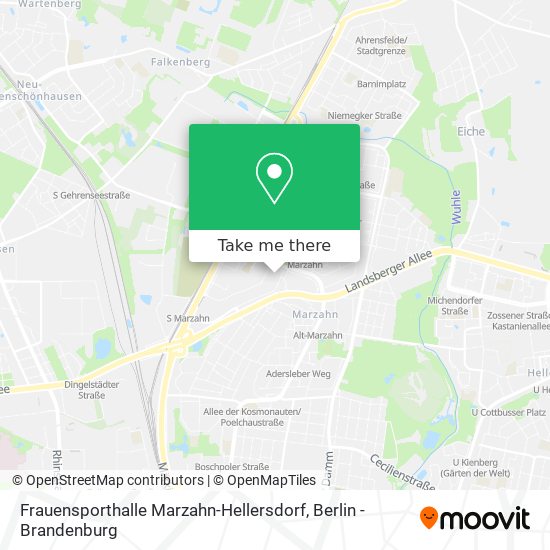 Frauensporthalle Marzahn-Hellersdorf map