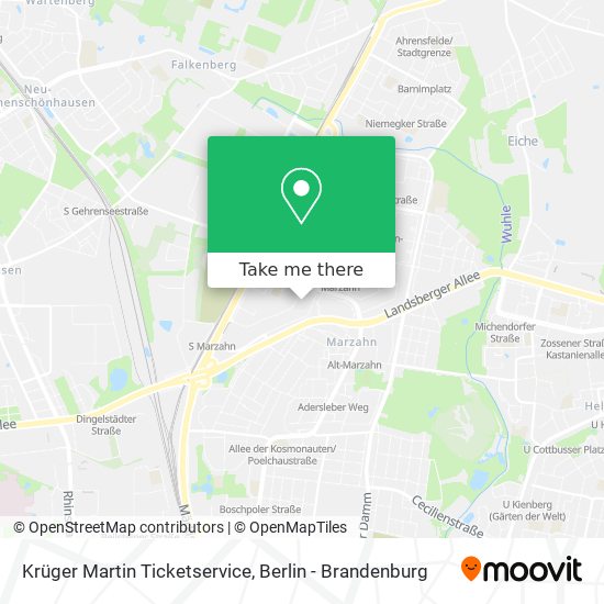 Карта Krüger Martin Ticketservice