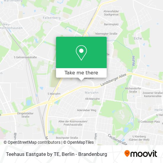Карта Teehaus Eastgate by TE