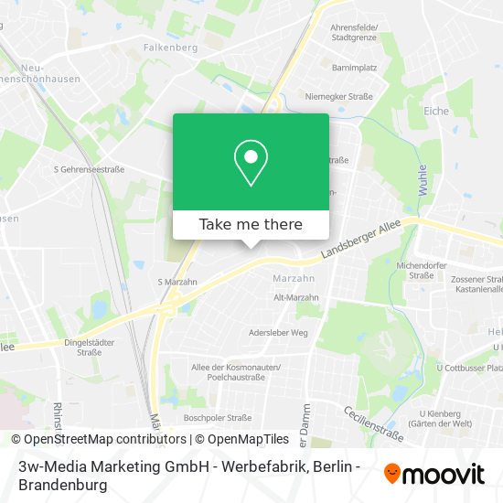 Карта 3w-Media Marketing GmbH - Werbefabrik