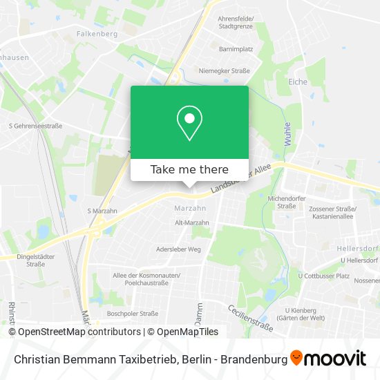 Christian Bemmann Taxibetrieb map