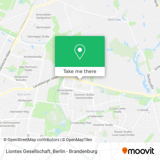 Liontex Gesellschaft map