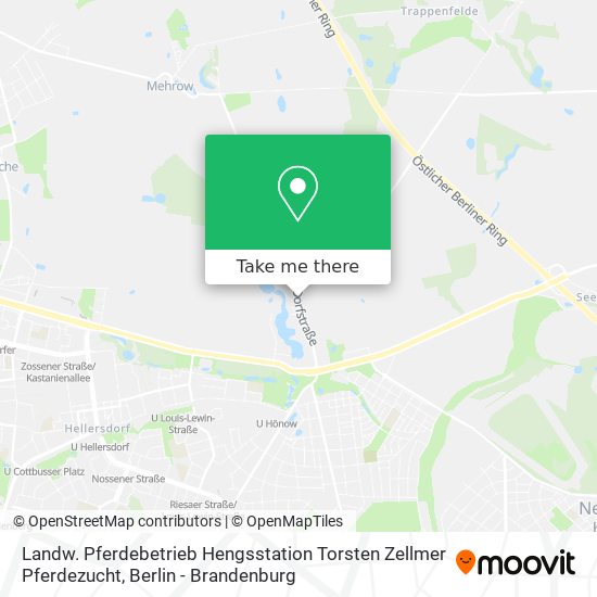 Карта Landw. Pferdebetrieb Hengsstation Torsten Zellmer Pferdezucht