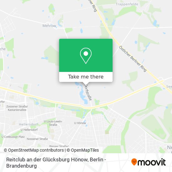 Reitclub an der Glücksburg Hönow map