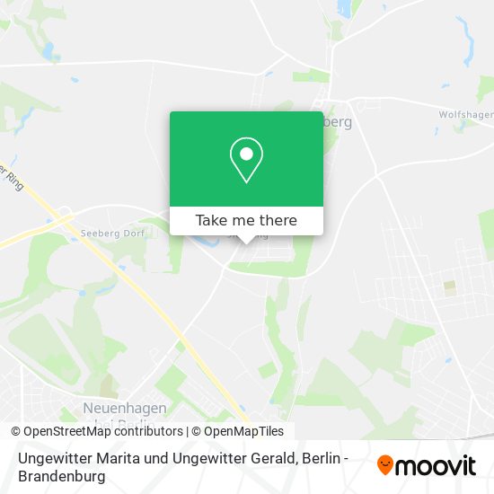 Ungewitter Marita und Ungewitter Gerald map