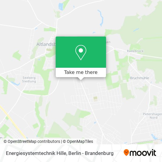 Energiesystemtechnik Hille map