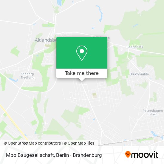 Mbo Baugesellschaft map