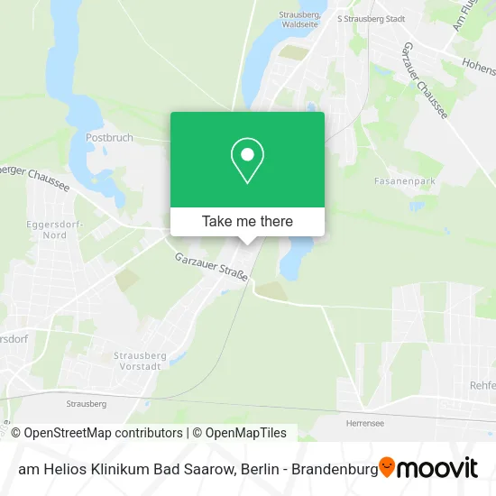 Карта am Helios Klinikum Bad Saarow