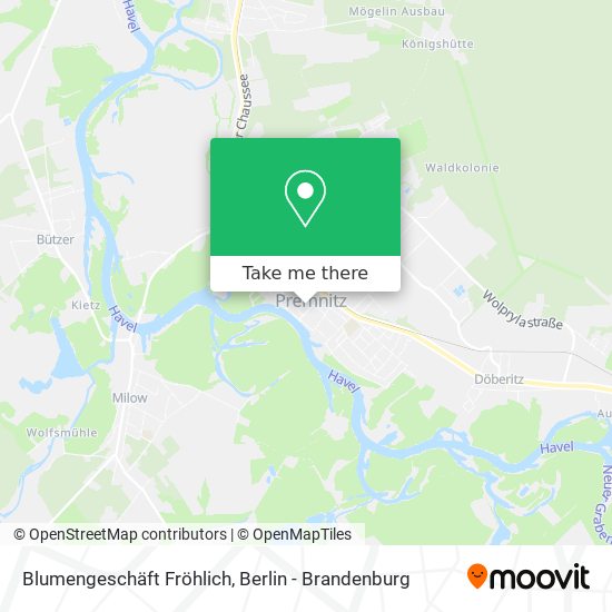 Карта Blumengeschäft Fröhlich