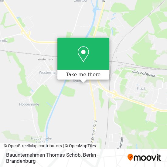 Bauunternehmen Thomas Schob map