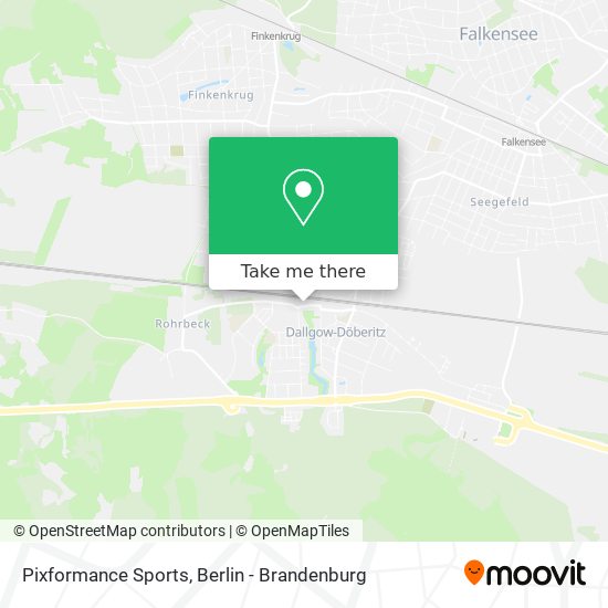 Pixformance Sports map