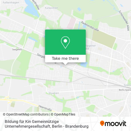 Bildung für Kin Gemeinnützige Unternehmergesellschaft map