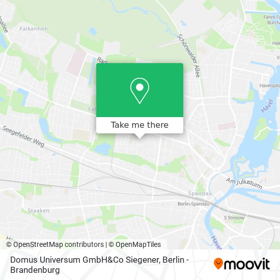 Domus Universum GmbH&Co Siegener map