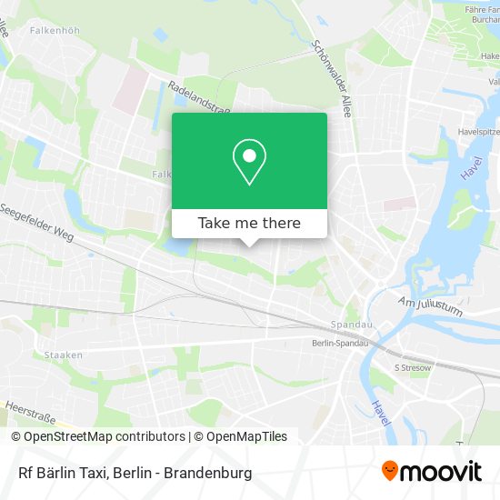 Rf Bärlin Taxi map