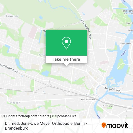 Dr. med. Jens-Uwe Meyer Orthopädie map