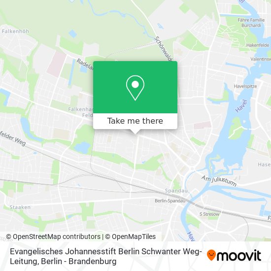 Evangelisches Johannesstift Berlin Schwanter Weg-Leitung map