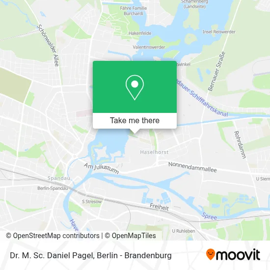 Dr. M. Sc. Daniel Pagel map