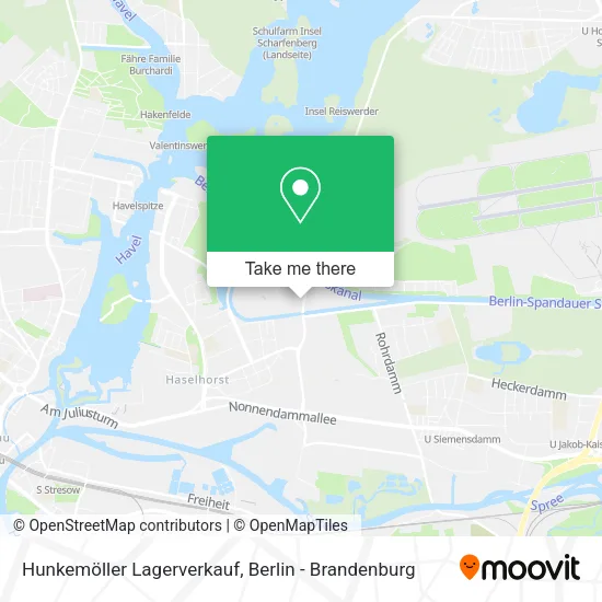 Карта Hunkemöller Lagerverkauf