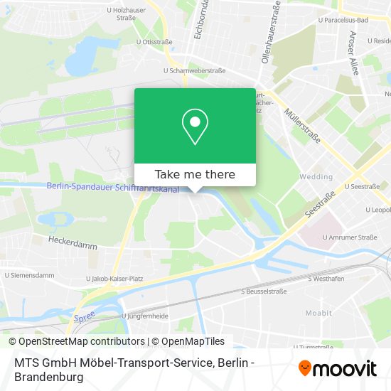 MTS GmbH Möbel-Transport-Service map