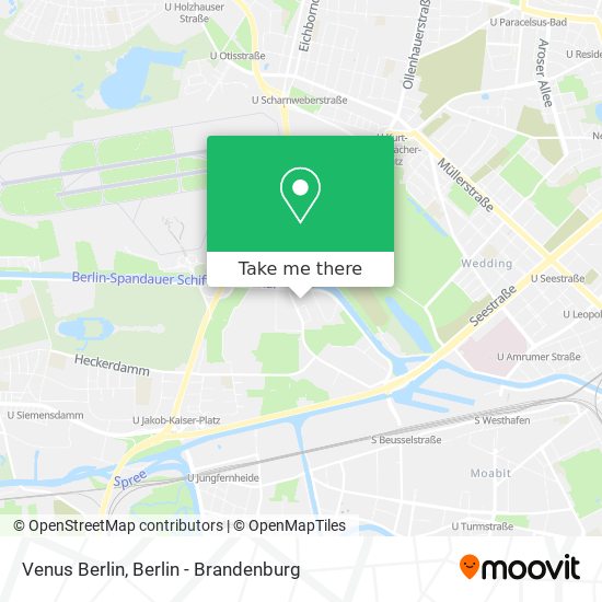 Venus Berlin map