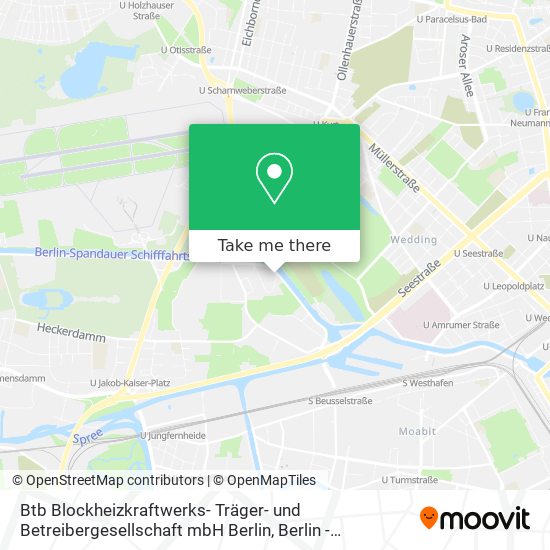 Btb Blockheizkraftwerks- Träger- und Betreibergesellschaft mbH Berlin map