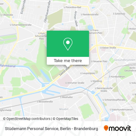 Stüdemann Personal Service map