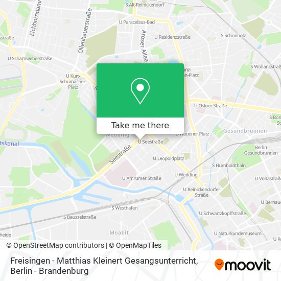Freisingen - Matthias Kleinert Gesangsunterricht map