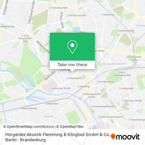 Hörgeräte Akustik Flemming & Klingbeil GmbH & Co map