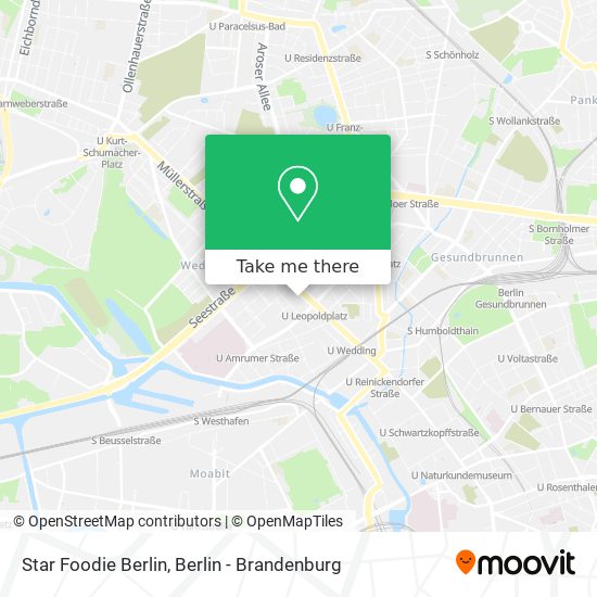 Star Foodie Berlin map