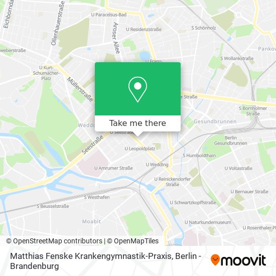 Карта Matthias Fenske Krankengymnastik-Praxis