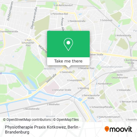 Physiotherapie Praxis Kotkowez map