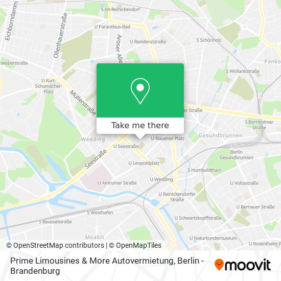 Prime Limousines & More Autovermietung map