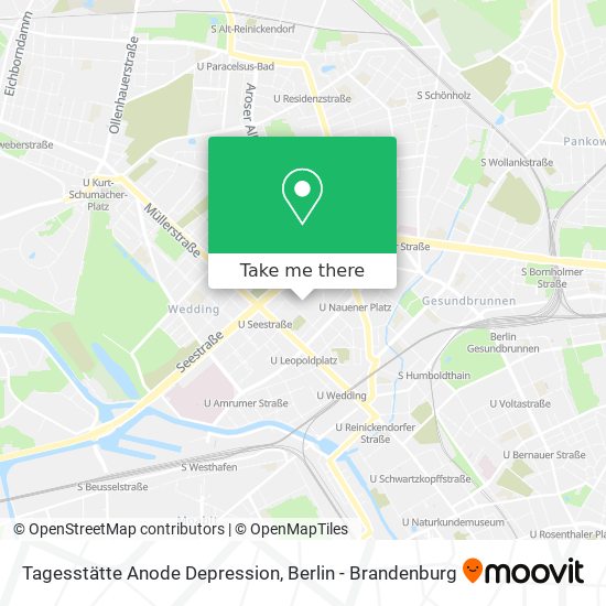 Tagesstätte Anode Depression map