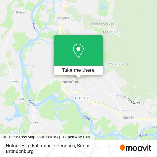 Карта Holger Elke Fahrschule Pegasus