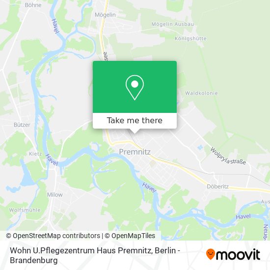 Wohn U.Pflegezentrum Haus Premnitz map