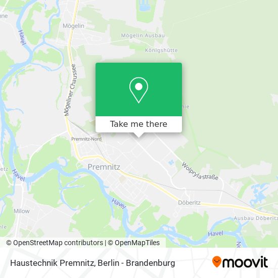 Haustechnik Premnitz map