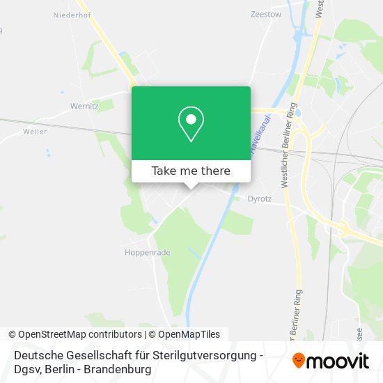 Deutsche Gesellschaft für Sterilgutversorgung - Dgsv map