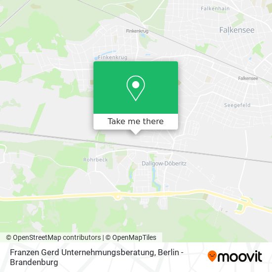 Карта Franzen Gerd Unternehmungsberatung