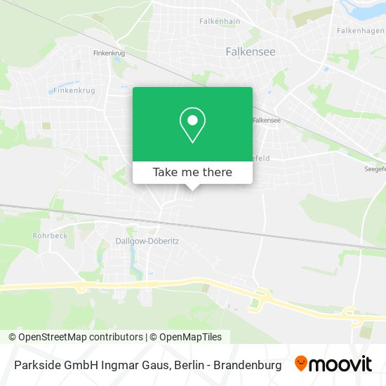 Карта Parkside GmbH Ingmar Gaus