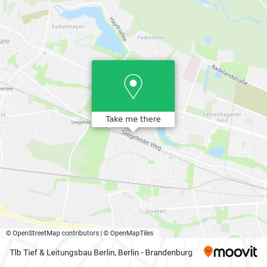 Tlb Tief & Leitungsbau Berlin map