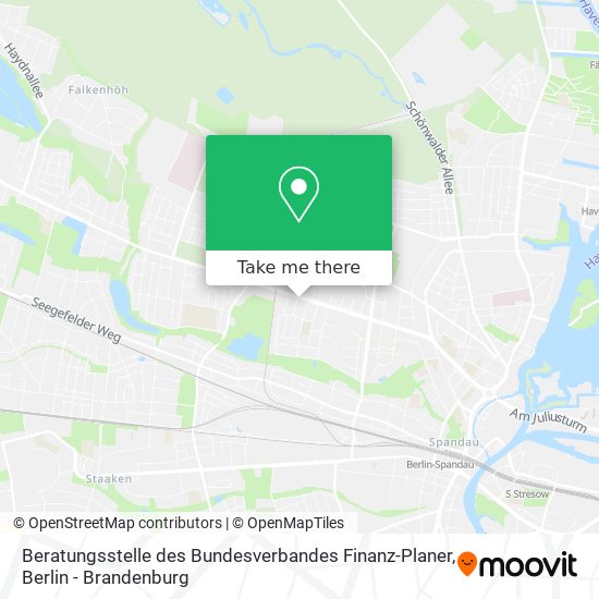 Beratungsstelle des Bundesverbandes Finanz-Planer map