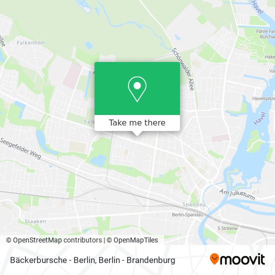 Bäckerbursche - Berlin map
