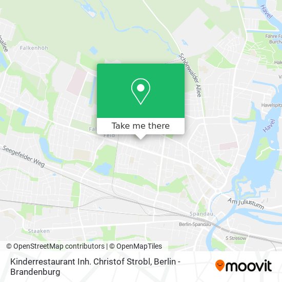 Карта Kinderrestaurant Inh. Christof Strobl