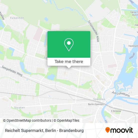 Карта Reichelt Supermarkt