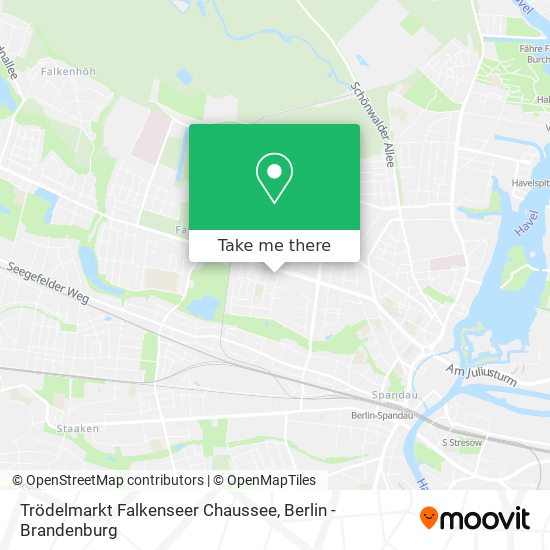 Trödelmarkt Falkenseer Chaussee map